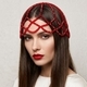 vintage Multicolor Juliet-Style Crystal Hair Chain Bridal Headpiece
