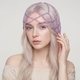 vintage Multicolor Juliet-Style Crystal Hair Chain Bridal Headpiece