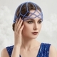 vintage Multicolor Juliet-Style Crystal Hair Chain Bridal Headpiece