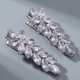 elegant Zircon Studded Wheat Ear Hair Clip