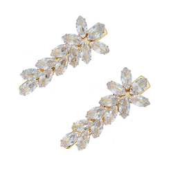 Gold Branch And Vine Hair Clip Hs-J6754g (2-Piece Set)