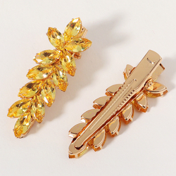 Champagne Branch And Vine Hair Clip Hs-J6754gxb