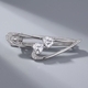 heavy-Duty Zircon Hair Clip For Flyaways