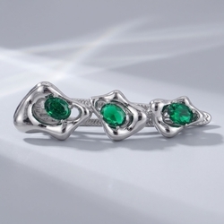 Green Zircon Versatile Hair Clip Hs-J7564sgreen