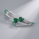 heavy-Duty Zircon Hair Clip For Flyaways