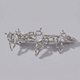 heavy-Duty Zircon Hair Clip For Flyaways