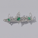 heavy-Duty Zircon Hair Clip For Flyaways