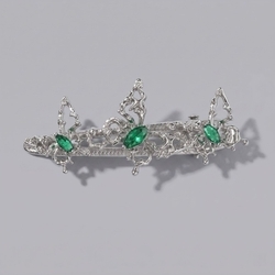 Green Zircon Butterfly Hair Clip Hs-J7566sgreen