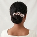 vintage Rhinestone Crystal Bridal Hair Comb Handmade Vine Wedding Headpiece