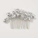 vintage Rhinestone Crystal Bridal Hair Comb Handmade Vine Wedding Headpiece