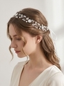 handmade Beaded Floral Bridal Headband Wedding Hair Accessory