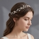 handmade Beaded Floral Bridal Headband Wedding Hair Accessory