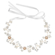 handmade Beaded Floral Bridal Headband Wedding Hair Accessory