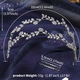 bridal Zircon Headband Silver Soft Hair Hoop Wedding Party