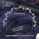 bridal Zircon Headband Silver Soft Hair Hoop Wedding Party