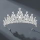 vintage Rhinestone Crown Headpiece For Wedding And Ball