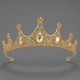 vintage Rhinestone Crown Headpiece For Wedding And Ball