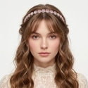 minimalist Rhinestone Headband Versatile Hair Accessory