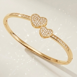 Gold Heart Bracelet Bs-J5586g