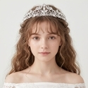 rhinestone Crown Vintage Court Wedding Headband