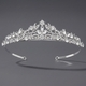 rhinestone Crown Vintage Court Wedding Headband