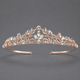 rhinestone Crown Vintage Court Wedding Headband