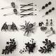 gothic Halloween Bat Spider Hair Clip