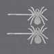 gothic Halloween Bat Spider Hair Clip