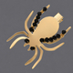 gothic Halloween Bat Spider Hair Clip