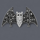 gothic Halloween Bat Spider Hair Clip