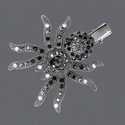 gothic Halloween Bat Spider Hair Clip