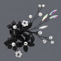 Dark Handmade Versatile Hair Clip Hs-J7225blk