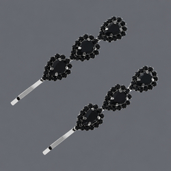 Dark Versatile Party Hair Clip Hs-J6718blk