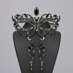 Halloween Mask Earring Set Set-J053blk