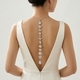 rhinestone Backless Body Chain Wedding Jewelry