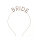 light Luxury Rhinestone Letter Crown Headband For Bride And Bridesmaids