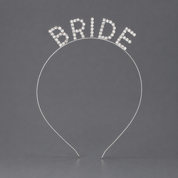 Silver Bride Letter Headband Ts-J2222