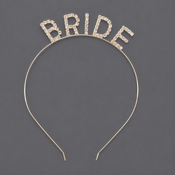 Gold Bride Letter Headband Ts-J2222g