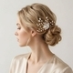 rhinestone Pearl Hairpin For Women Bridal Wedding Hair Stick