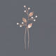 rhinestone Pearl Hairpin For Women Bridal Wedding Hair Stick