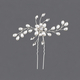 rhinestone Pearl Hairpin For Women Bridal Wedding Hair Stick