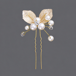 Pearl Leaf Light Luxury Hairpin Hs-J5043