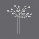 rhinestone Pearl Hairpin For Women Bridal Wedding Hair Stick