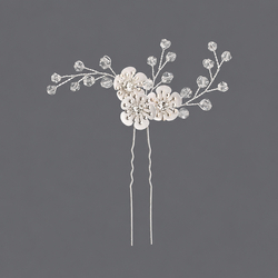 Silver Bridesmaid Evening Banquet Hairpin Hs-J5571