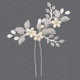 rhinestone Pearl Hairpin For Women Bridal Wedding Hair Stick
