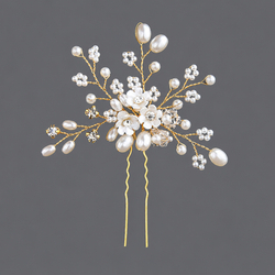Forest Style Rice Bead Versatile Hairpin Hs-J4498g