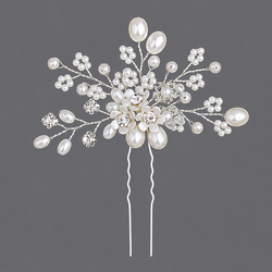 Silver Pearl Daily Hairpin Hs-J4498s