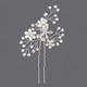 rhinestone Pearl Hairpin For Women Bridal Wedding Hair Stick
