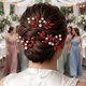 u-Shaped Marquise Rhinestone Hairpin Set For Women