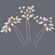 u-Shaped Marquise Rhinestone Hairpin Set For Women